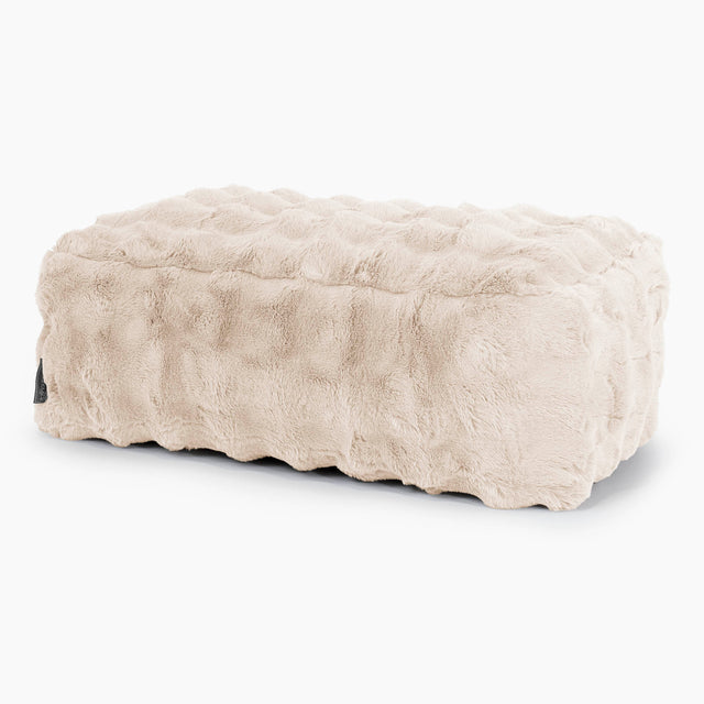 Velká podnožka Výměna potahu - Umělá kožešina Bublina 01