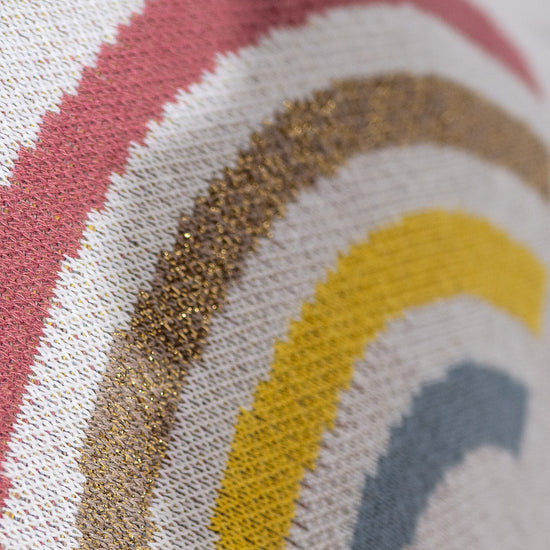 Povlak na Polštář 47 x 47cm - Pletený Duha 03