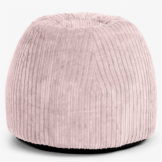 Ergonomická kancelářská pouf-židle - Manšestr Jemně Růžová - 01