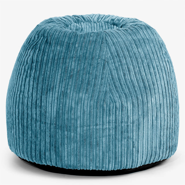 Ergonomická kancelářská pouf-židle - Manšestr Modrozelená - 01