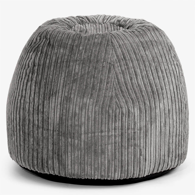 Ergonomická kancelářská pouf-židle - Manšestr Tmavomodrá šeď - 01
