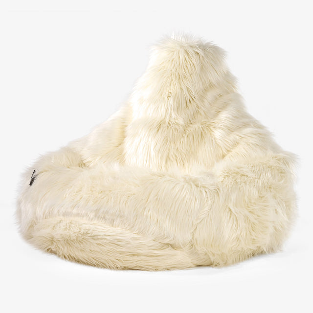 Sedací vak hruška Výměna potahu - Mongolská Umělá Kožešina 01