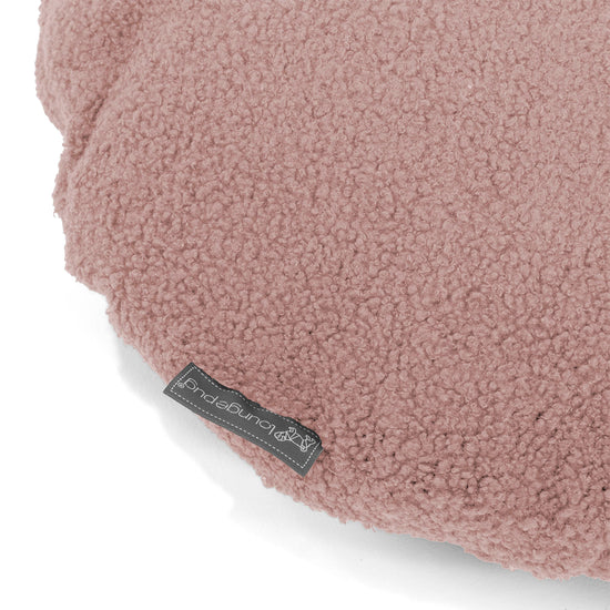 Kulatý Povlak na Polštář 50cm - Buklé Růžová 02