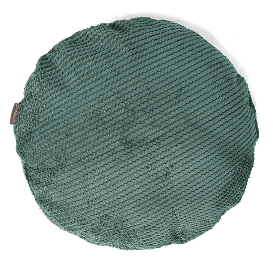 Kulatý Povlak na Polštář 50cm - Pom pom Mechová Zelená 01