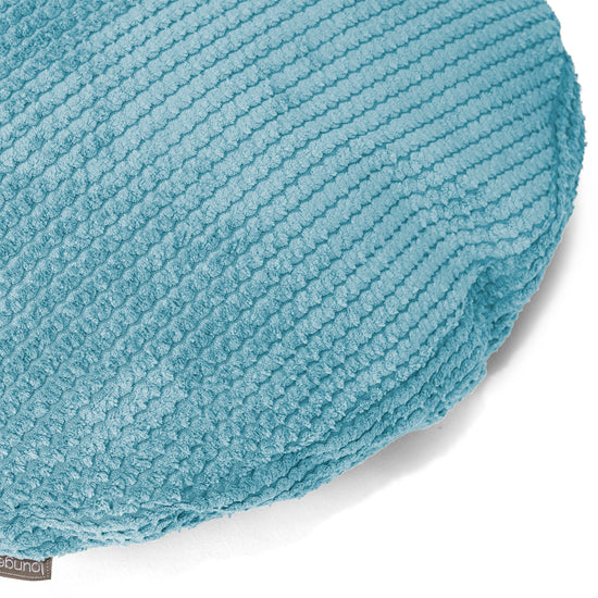 Kulatý Povlak na Polštář 50cm - Pom pom Modrozelená 02