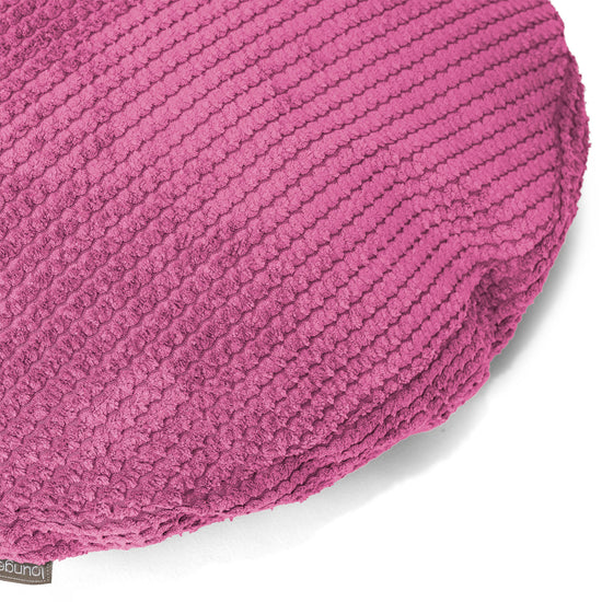 Kulatý Povlak na Polštář 50cm - Pom pom Růžová 02