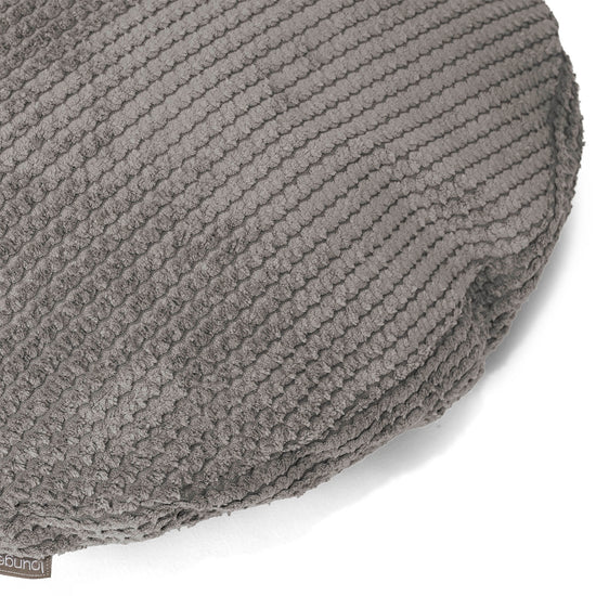 Kulatý Povlak na Polštář 50cm - Pom pom Tmavě šedá 02