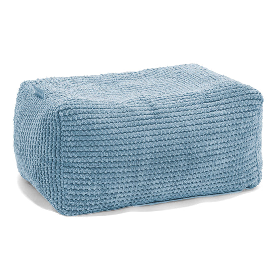 Malá podnožka - Pom pom Azurová 01