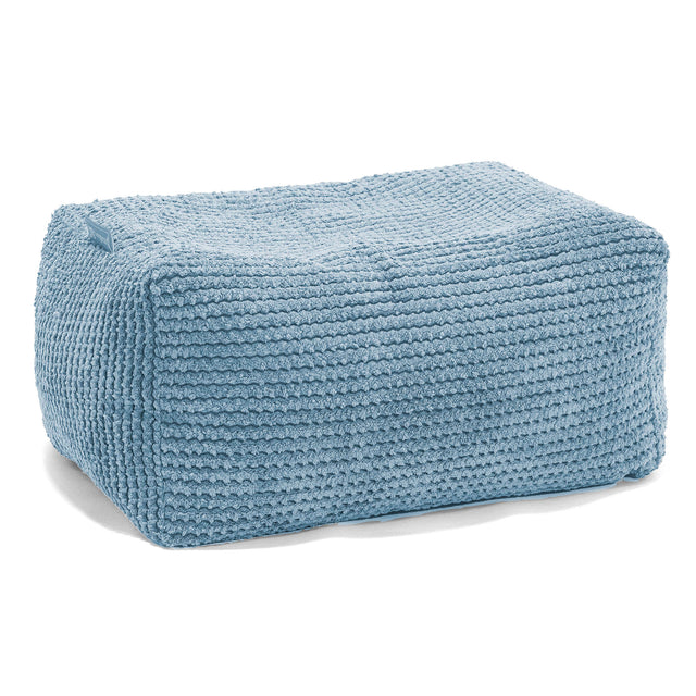 Malá podnožka - Pom pom Azurová 01
