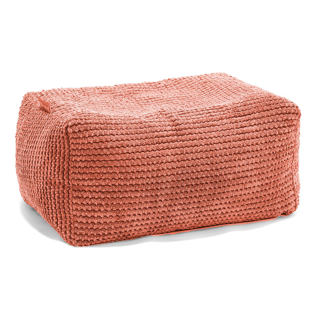 Malá podnožka - Pom pom Dýňová Oranžová 01