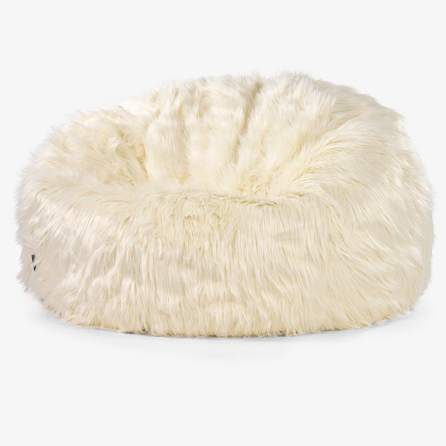 Klasický sedací vak pohovka Výměna potahu - Mongolská Umělá Kožešina 01