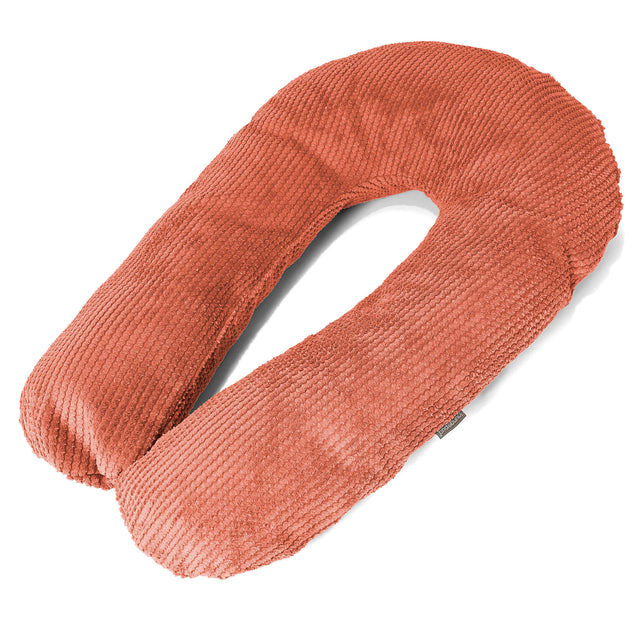 Objímací polštář - Pom pom Dýňová Oranžová 01