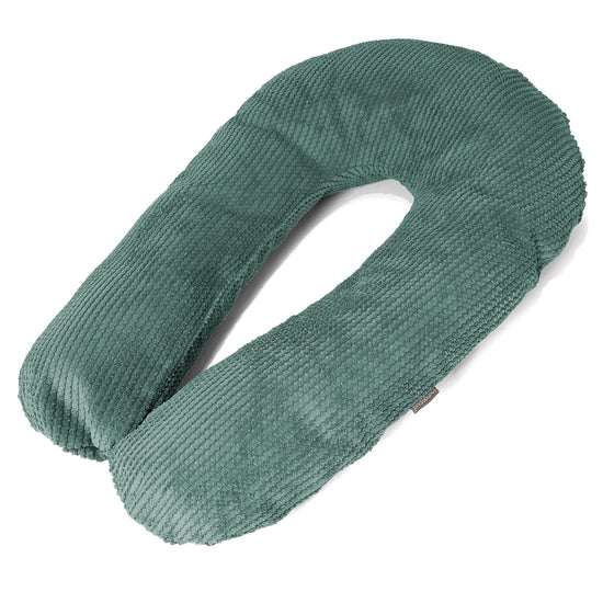 Objímací polštář - Pom pom Mechová Zelená 01