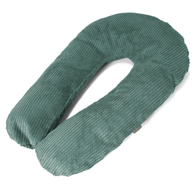 Objímací polštář - Pom pom Mechová Zelená 01
