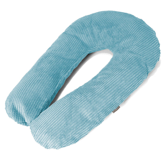 Objímací polštář - Pom pom Modrozelená 01
