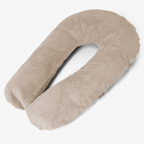 Objímací polštář - Pom pom Slonovinová 01