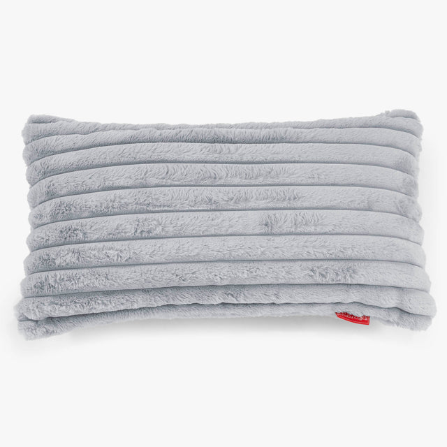 Obří Povlak na Polštář 40 x 70 cm - Ultra plyšový kord Modrá kačenková 01