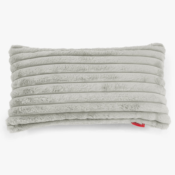 Obří Povlak na Polštář 40 x 70 cm - Ultra plyšový kord Šalvějová zelená 01