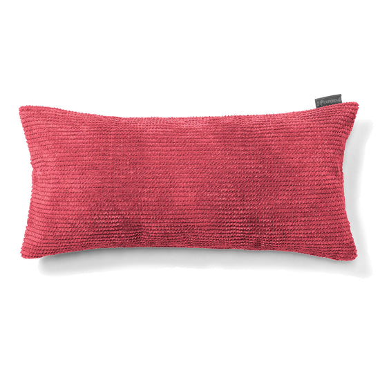 Obří Povlak na Polštář 40 x 70 cm - Pom pom Pastelově červená 01