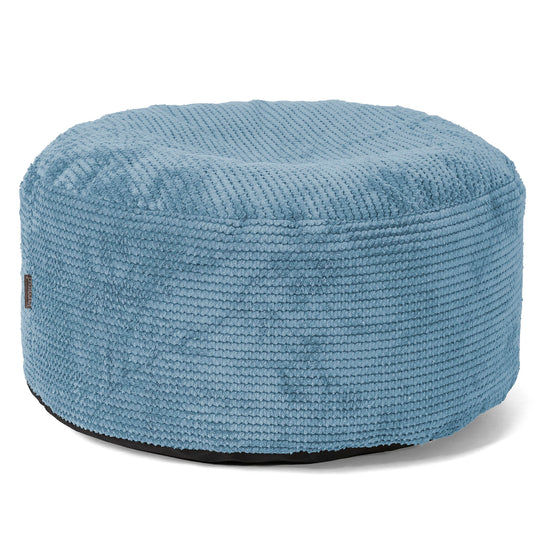 Ottoman Puf s Podnosem - Pom pom Azurová - 02