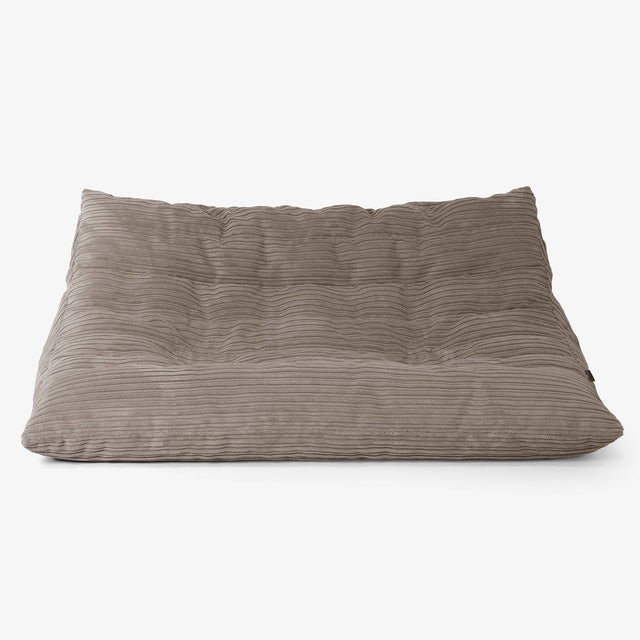 Podlahová pohovka Noah se sedacím vakem - Manšestr Holubí šeď 01