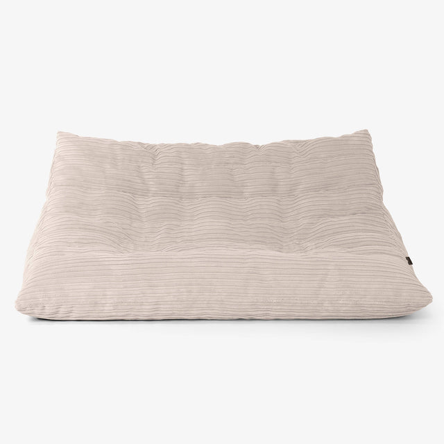 Podlahová pohovka Noah se sedacím vakem - Manšestr Slonovinová 01