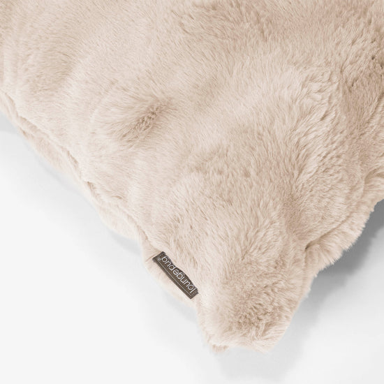 Povlak na Polštář 35 x 50cm - Umělá kožešina Bublina Krémová 02