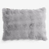 Povlak na Polštář 35 x 50cm - Umělá kožešina Bublina Šedá 01