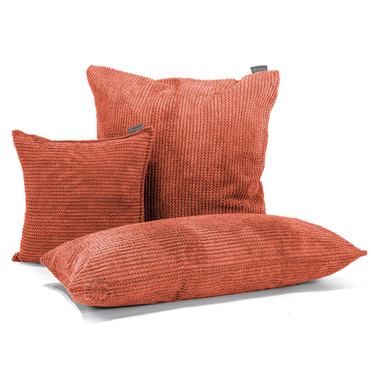 Povlak na Polštář 47 x 47cm - Pom pom Dýňová Oranžová 04