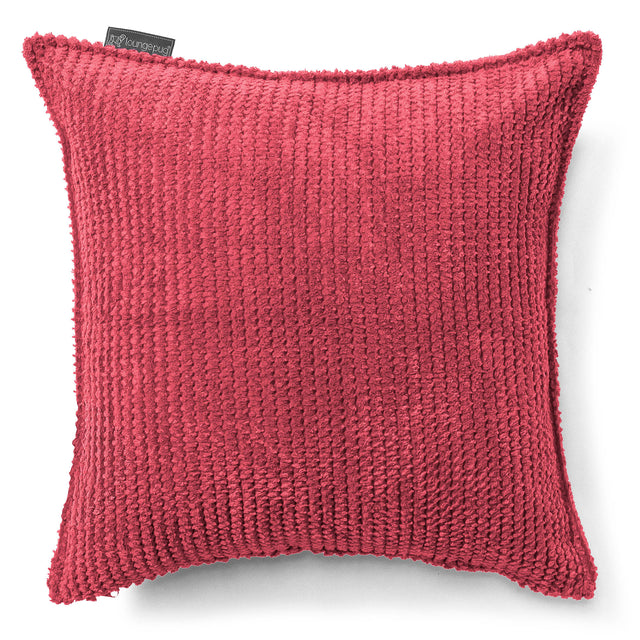 Povlak na Polštář 47 x 47cm - Pom pom Pastelově červená 01