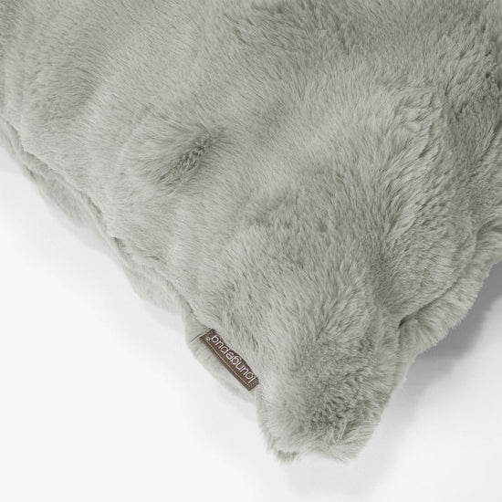 Povlak na Polštář 47 x 47cm - Umělá kožešina Bublina Šalvějová zelená 02