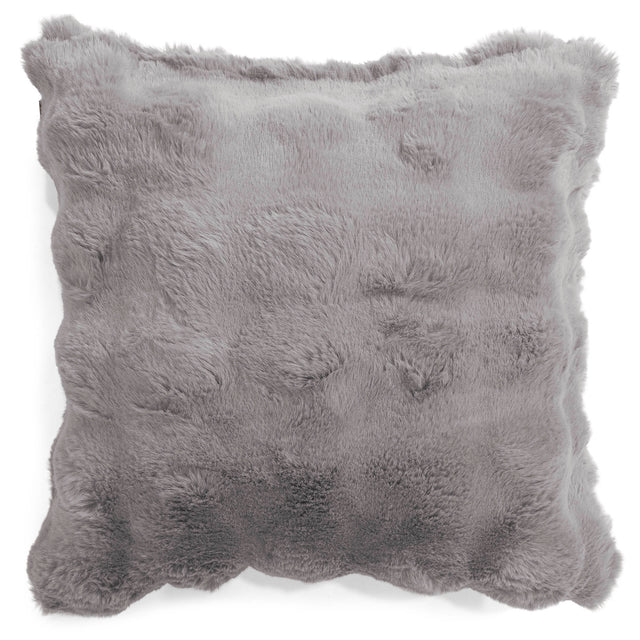 Povlak na Polštář 47 x 47cm - Umělá kožešina Bublina Šedá 01