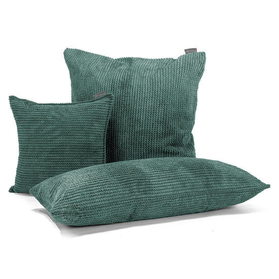 Povlak na Polštář Velký 70 x 70cm - Pom pom Mechová Zelená 04