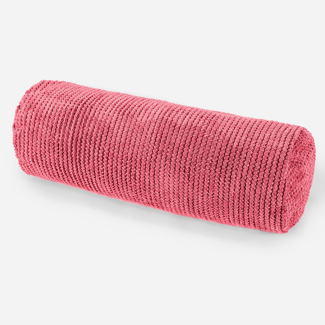 Relaxační Povlak na Polštář 20 x 55cm - Pom pom Pastelově červená 01