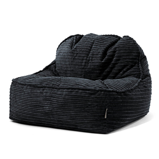 Sedací pytel Sloucher 2.0, křeslo - Manšestr Černá 01
