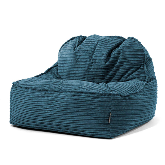Sedací pytel Sloucher 2.0, křeslo - Manšestr Námořnická modř 01