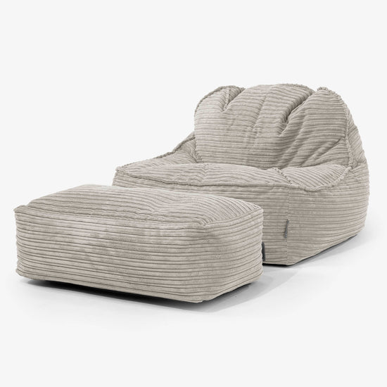 Sedací pytel Sloucher 2.0, křeslo - Manšestr Norek 02