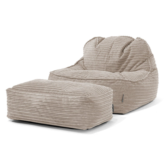 Sedací pytel Sloucher 2.0, křeslo - Manšestr Norek 02