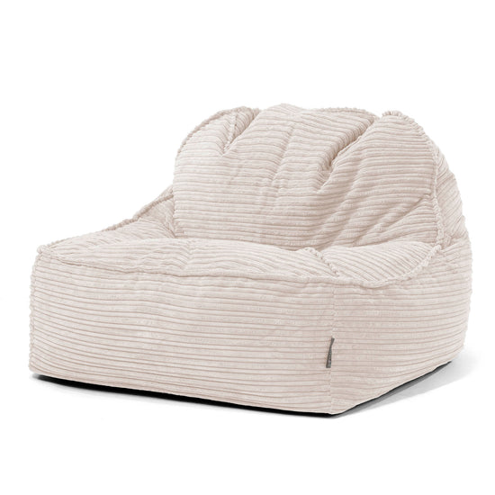 Sedací pytel Sloucher 2.0, křeslo - Manšestr Slonovinová 01
