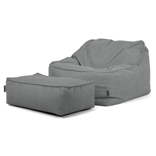 Sedací pytel Sloucher, křeslo - Buklé Šedá