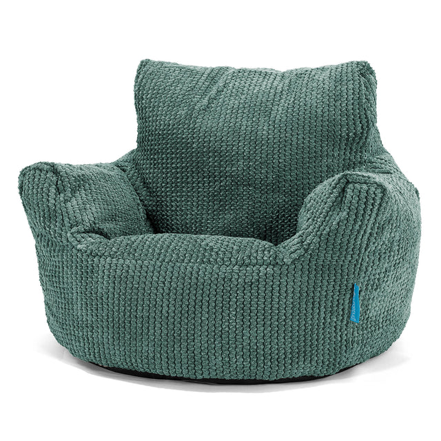 Sedací vak křesla pro batolata od 1 do 3 let - Pom pom Mechová Zelená 01