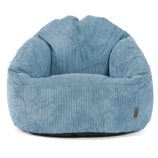 Sedací vak křeslo Bubble - Pom pom Azurová 01