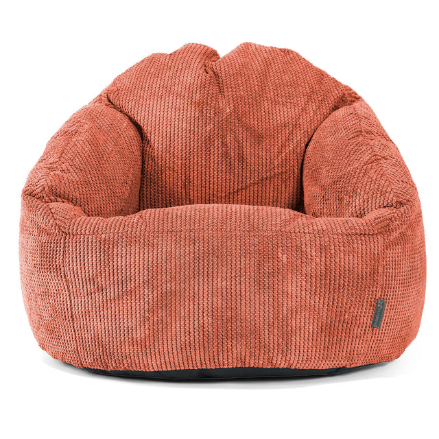 Sedací vak křeslo Bubble - Pom pom Dýňová Oranžová 01
