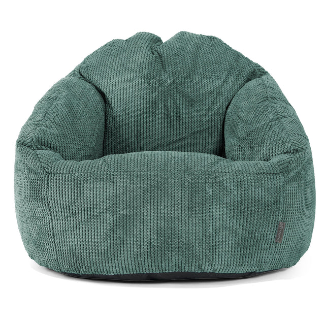 Sedací vak křeslo Bubble - Pom pom Mechová Zelená 01
