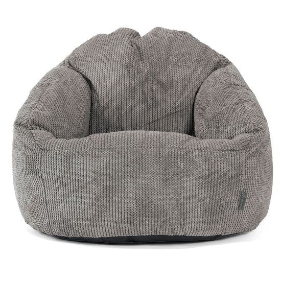 Sedací vak křeslo Bubble - Pom pom Tmavě šedá 01