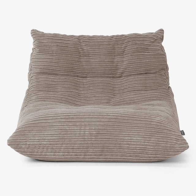 Sedací vak Noah na podlahu - Manšestr Holubí šeď 01