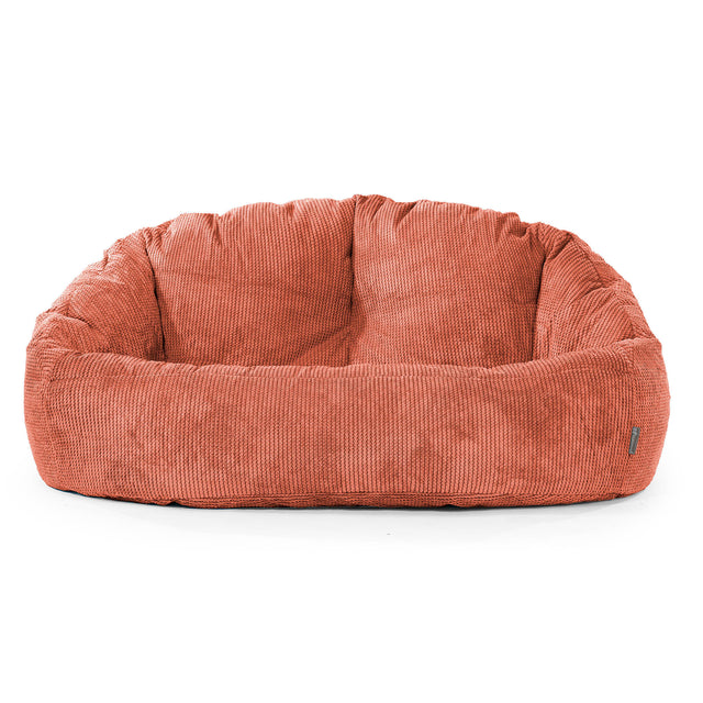 Sedací vak pohovka Bubble - Pom pom Dýňová Oranžová 01