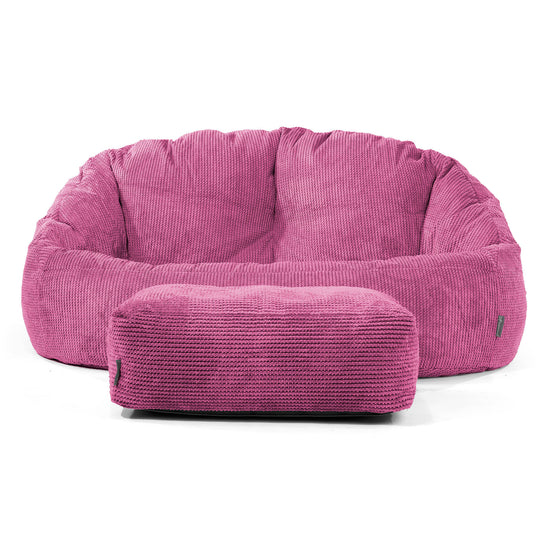 Sedací vak pohovka Bubble - Pom pom Růžová 02