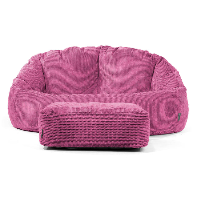 Sedací vak pohovka Bubble - Pom pom Růžová 02