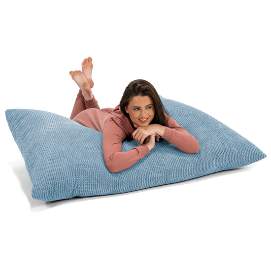 Sedací vak XXL - Pom pom Azurová 03